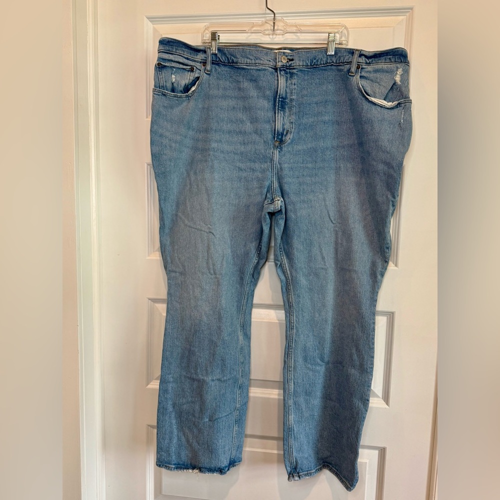 Abercrombie & Fitch the 70s Vintage Flare Light Blue Jeans Curve Love